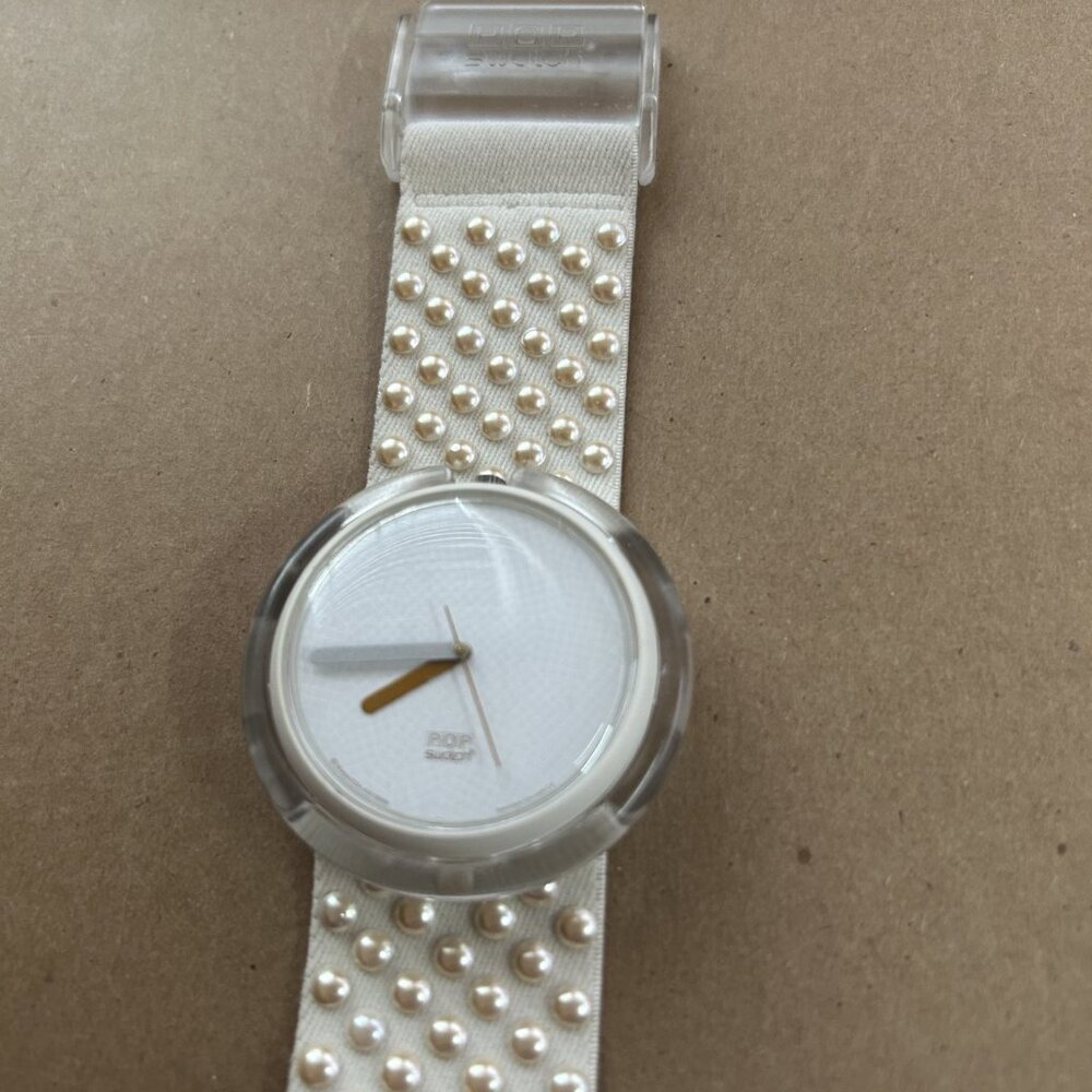SWATCH PopSwatch Special Blanc de Blanc, 1988 PWBW 104